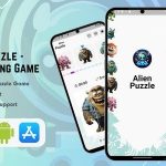 Alien puzzle slide matching 2d game codermarket.jpeg