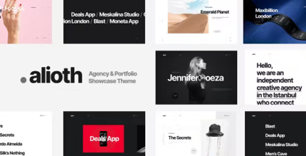 Alioth agency portfolio showcase theme codermarket.png