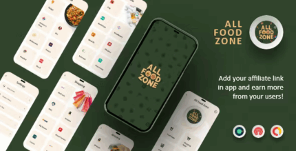 All in one food ordering app for affiliate with admob ads codermarket.png