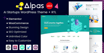Alpas elementor ai startups wordpress theme codermarket.png