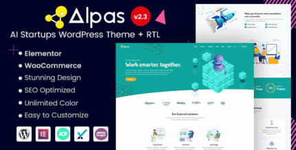 Alpas elementor ai startups wordpress theme codermarket.png