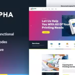 Alphacolor type design printing services wordpress theme elementor .png