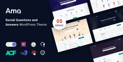 Ama wordpress bbpress forum theme with social questions and answers .png