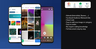 Android 4k hd wallpaper offline admob and applovin max ads codermarket.png