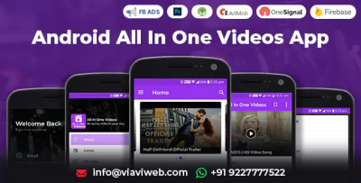 Android all in one videos app dailymotion vimeo youtube server videos admob.png