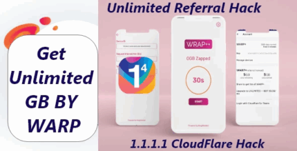 Android app for getting unlimited warp data on cloudflares 1111 .png