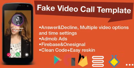 Android fake video call app template codermarket.png