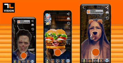 Android live camera video face filters codermarket.png