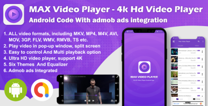 Android max player 4k hd video player with admob ads version 2 codermarket.png