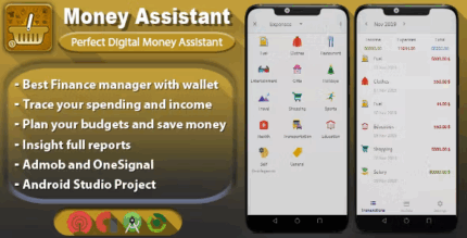 Android money assistant digital finance manager codermarket.png