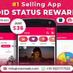 Android status app with reward point lucky wheel wa status saver video .png