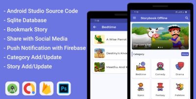 Android storybook offline admob firebase codermarket.jpg