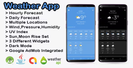 Android weather app with admob integrated codermarket.png
