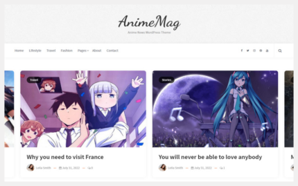 Animemag anime news wordpress theme.png