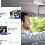 Anterin car driving course elementor template kit codermarket.png