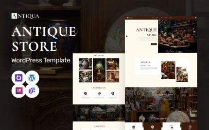 Antiqua antique collectibles and curiosities wordpress elementor theme.jpg