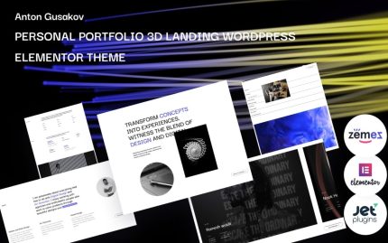 Anton gusakov personal portfolio 3d landing wordpress elementor theme.jpg