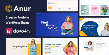 Anur portfolio wordpress theme codermarket.png