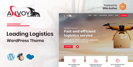Anvoy logistics wordpress theme codermarket.png