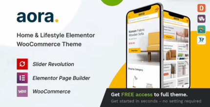 Aora home lifestyle elementor woocommerce theme codermarket.png