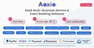 Aoxio saas multi business service booking software codermarket.jpg