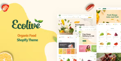 Ap ecolive organic food theme codermarket.png