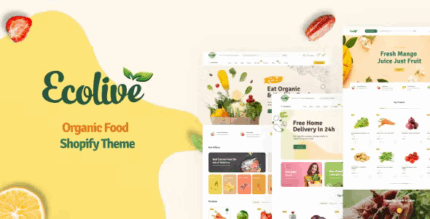 Ap ecolive organic food theme codermarket.png