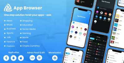 App browser all in one app flutter android ios codermarket.png