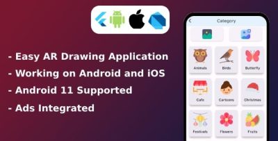 Ar drawing trace to sketch pro admob ads flutter ios android .jpg