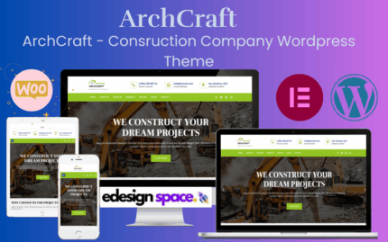 Archcraft construction company wordpress theme.png