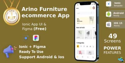 Arino android ios figma ui kit ionic furniture ecommerce app free.jpg