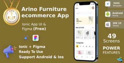Arino android ios figma ui kit ionic furniture ecommerce app free.jpg