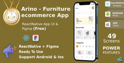Arino android ios figma ui kit reactnative furniture ecommerce app.jpeg