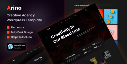 Arino creative agency wordpress theme codermarket.png