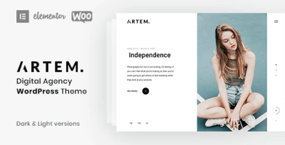 Artem digital agency theme codermarket.png