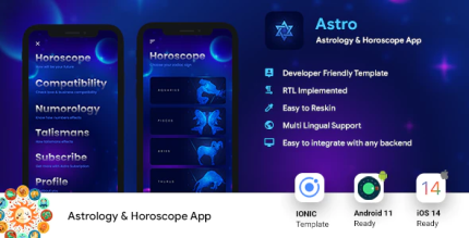 Astrology horoscope android app template ios app template ionic 5 .png