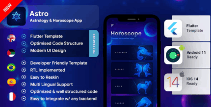Astrology horoscope android ios template flutter astro codermarket.png
