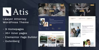 Atis lawyers advisors business theme codermarket.png