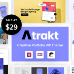 Atrakt creative portfolio wordpress theme codermarket.png