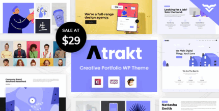 Atrakt creative portfolio wordpress theme codermarket.png