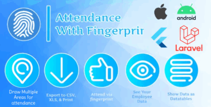 Attendance with fingerprint flutter laravel codermarket.png