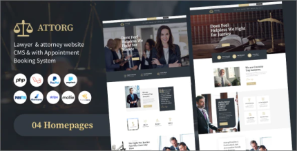 Attorg lawyer attorney website cms with appointment booking system php.png