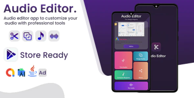 Audio editor android app with admob ads codermarket.png