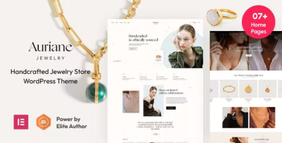 Auriane handcrafted jewelry store wordpress theme codermarket.png