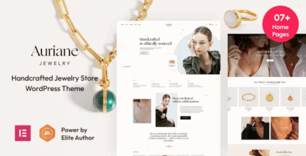 Auriane handcrafted jewelry store wordpress theme codermarket.png
