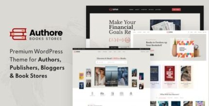 Authore wordpress theme for authors and publishers codermarket.jpeg