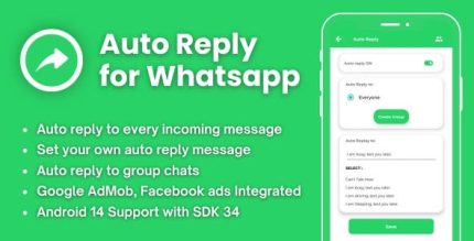 Auto reply for whatsapp with admob ads android codermarket.jpeg