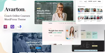 Avarton online courses wordpress theme codermarket.png