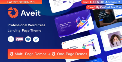 Aveit landing page wordpress codermarket.png