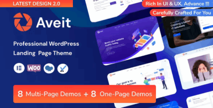 Aveit landing page wordpress codermarket.png